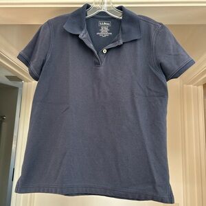 L.L. Bean Dark Blue Polo Shirt